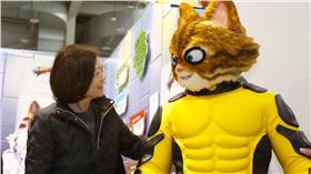 蔡英文,貓超人,FF27-翻攝自蔡英文臉書