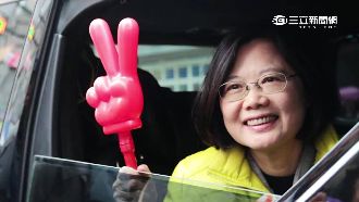 蔡英文當選　「2號」勝利燈意外爆紅