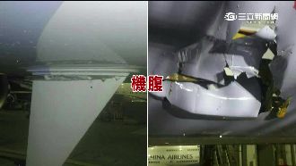 拖車莫名撞破飛機腹　工作人員也看傻