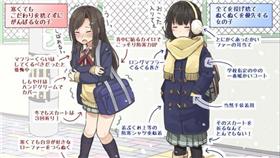 女高中生穿著(翻攝推特)