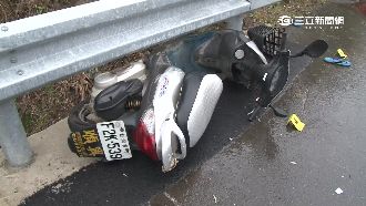 機車疑闖紅燈對撞　騎士夫妻1死1傷