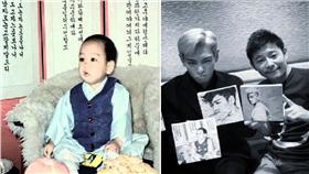 ▲TOP上傳幼兒照。（圖／翻攝自choi_seung_hyun_tttop instagram）