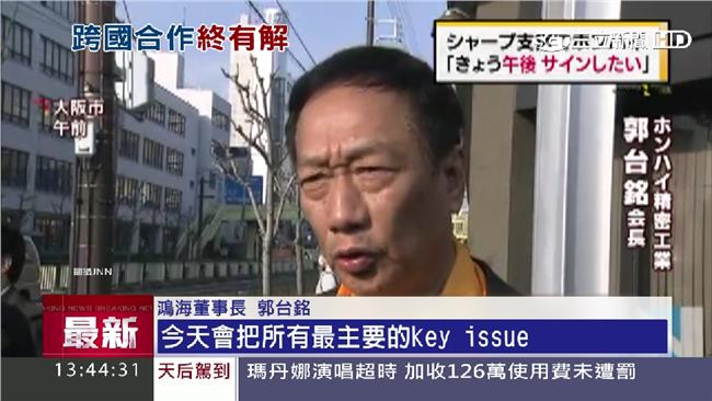 鴻夏戀修成正果？郭台銘：盼今午簽約