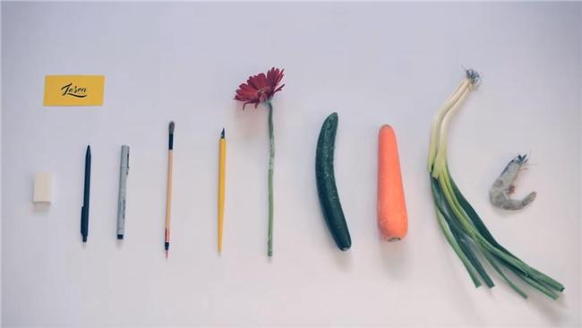 毛筆寫春聯過時啦！試試小黃瓜和蝦頭