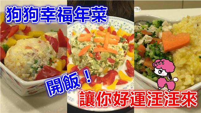 好運「汪汪」來！狗狗幸福年菜上桌啦