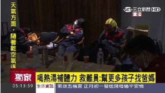 喝湯補體力　救難員一句話惹哭大家