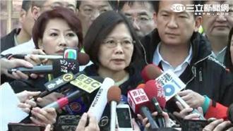 探視傷患　蔡英文：不會讓台南孤單