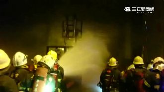 強震後缺水　台南歸仁工廠燒3小時