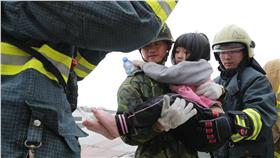 台南,地震,救災,搜救-翻攝自國防部發言人臉書