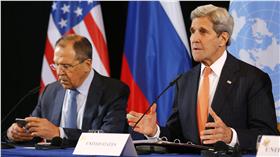 敘利亞停戰協議,美國國務卿,俄國外交部長　圖／美聯社／達志影像