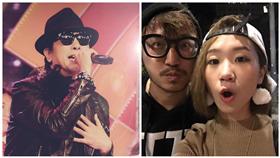 曹西平、黃路梓茵臉書