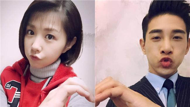 張立昂用神秘手勢‧‧‧穿越曬恩愛