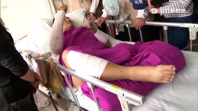 震災帶走親人　李宗典截肢求生明出院