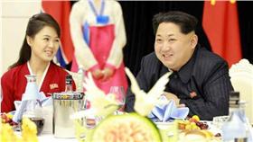 北韓領導人金正恩與李雪主 （圖／翻攝自環球網）