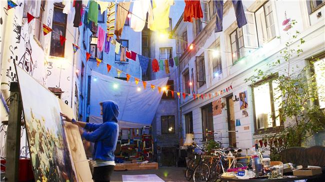 高樓中的綠洲　德國漢堡徒步區