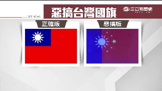 青天白日加五星？陸茶店惡搞台灣國旗