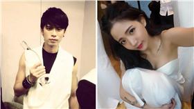 MP阿翔遭女友陳艾琳指控（圖／翻攝自MP魔幻力量-阿翔臉書、陳艾琳臉書）