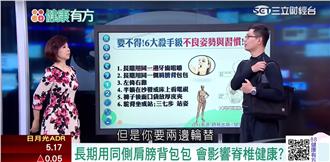 要不得！六大殺手級不良姿勢與習慣