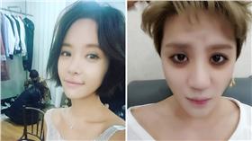 ▲黃靜茵披婚紗待嫁,邀金俊秀唱祝歌。（圖／翻攝自jungeum84、xiaxiaxia1215 instagram）