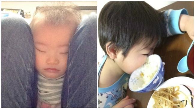 萌！日本爸媽夯PO「寶寶沒電瞬間」