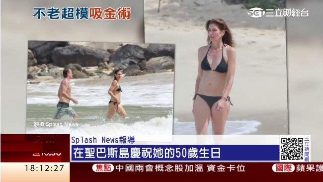超辣！50歲辛蒂克勞馥穿比基尼慶生