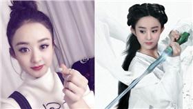 花千骨,趙麗穎　圖／翻攝自微博