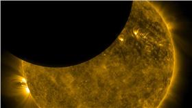 日偏食，資料照（圖／翻攝自NASA）