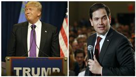 川普（Donald Trump）、盧比歐（Marco Rubio）（圖／美聯社／達志影像）