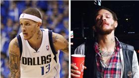 Delonte West（合成圖／AP,推特）