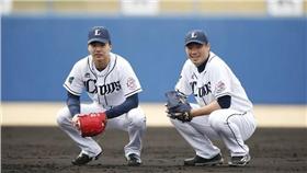 ▲郭俊麟與李振昌（圖／翻攝自西武獅官方臉書）
https://www.facebook.com/seibulions.official/?fref=ts