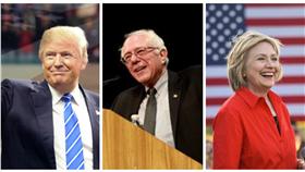 2016總統候選人：希拉蕊、桑德斯、川普組圖
