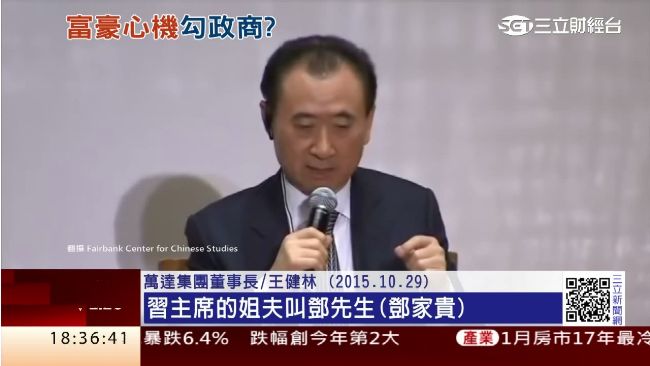 太高調？萬達勾結中國政商文件曝光