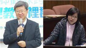 吳思華、林淑芬-翻攝自吳思華臉書、立院質詢直播；三立新聞網組圖