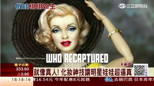 化妝讓明星娃娃如真人　1尊要17萬