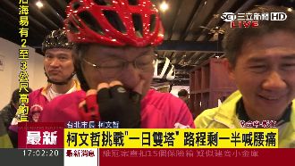 持續更新／柯P坦言：屁股不痛腰僵硬