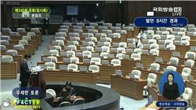 破紀錄　韓議員馬拉松發言癱瘓國會
翻攝自韓媒Fact TV Youtube直播
https://www.youtube.com/watch?v=KavUBaV-jL4