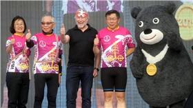 世大運吉祥物熊讚/中央社提供