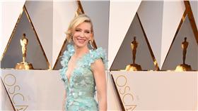 奧斯卡,紅毯,星光大道,凱特布蘭琪　圖／美聯社