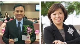 王定宇跟黃敏惠(圖翻攝自兩人臉書)