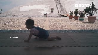 爬行環島第一人　竟是10月大女娃