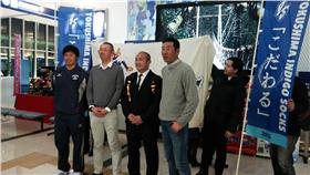 張泰山抵達德島（圖／取自徳島インディゴソックス）