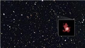 GN-z11銀河系（圖／NASA, ESA, P. Oesch (Yale University)）16:9