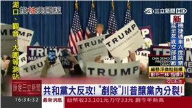 ▲共和黨剷除川普釀黨內分裂。（圖／翻攝自CNN）
