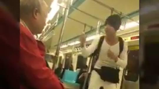 捷運亂舞　老翁相勸反遭詛咒「早死」