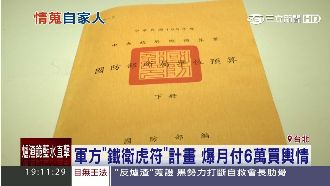 情報費黑帳秘辛！軍方月付6萬買輿情