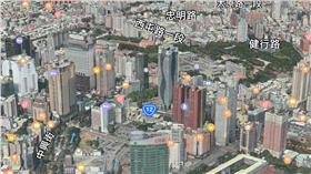 Apple Maps 3D 地圖（圖／翻攝自Apple Maps）