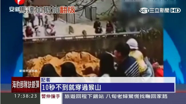 《馬達加斯加》真實版？獼猴翻牆逃亡