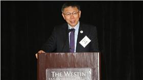 柯P,柯文哲,訪美,僑界座談▲圖／中央社提供