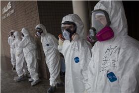 福島核電廠內（圖／美聯社／達志影像）