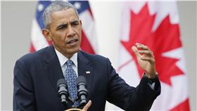 歐巴馬白宮玫瑰花園聯合記者會（圖／路透社／達志影像）